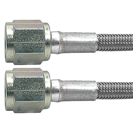 Allstar Performance 15 in. -4 AN No. 3 Straight Braided Brake Line ALL46310-15